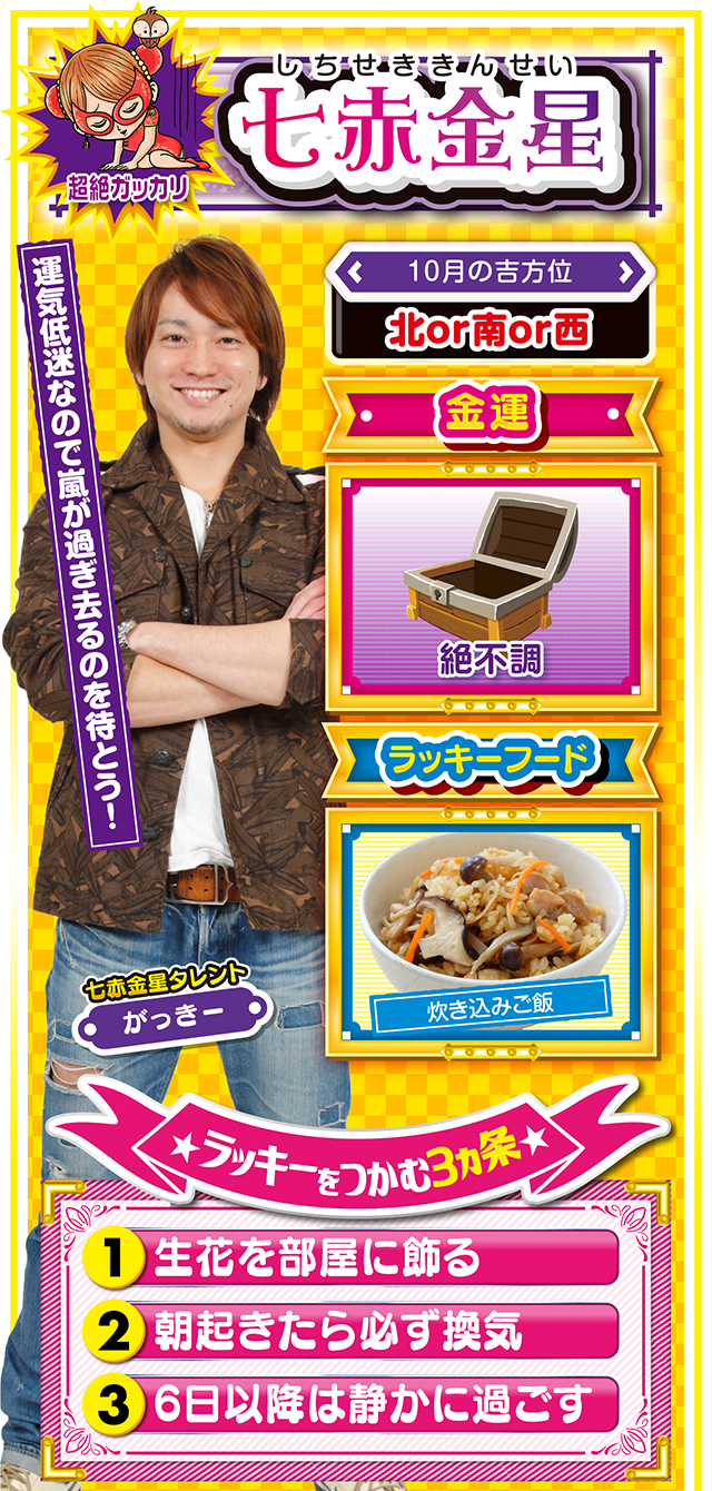 七赤金星占い結果