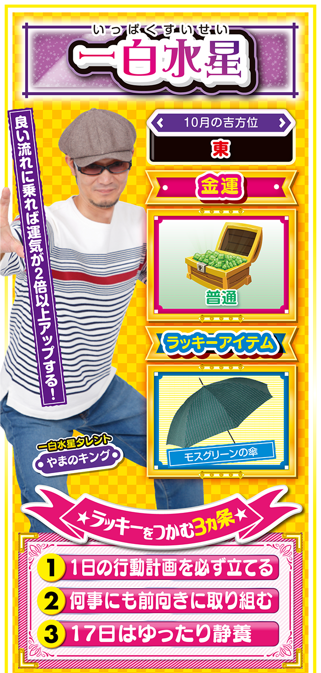 一白水星占い結果