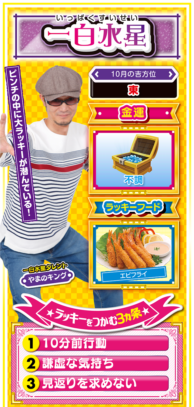 一白水星占い結果