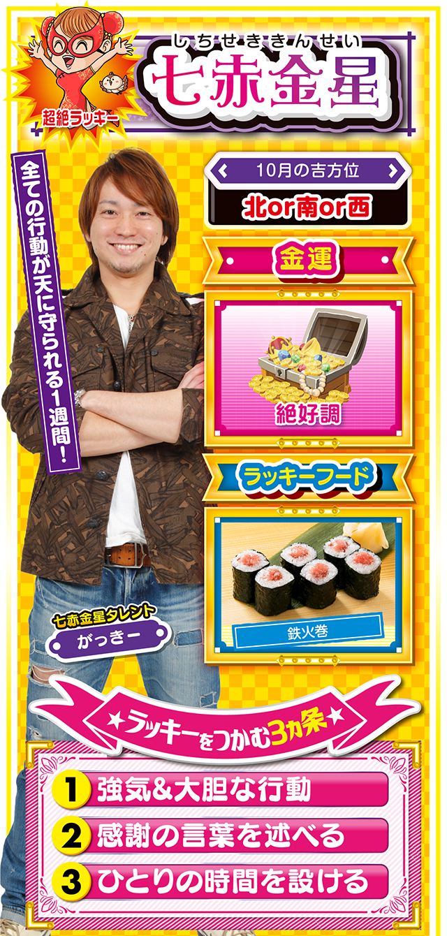 七赤金星占い結果