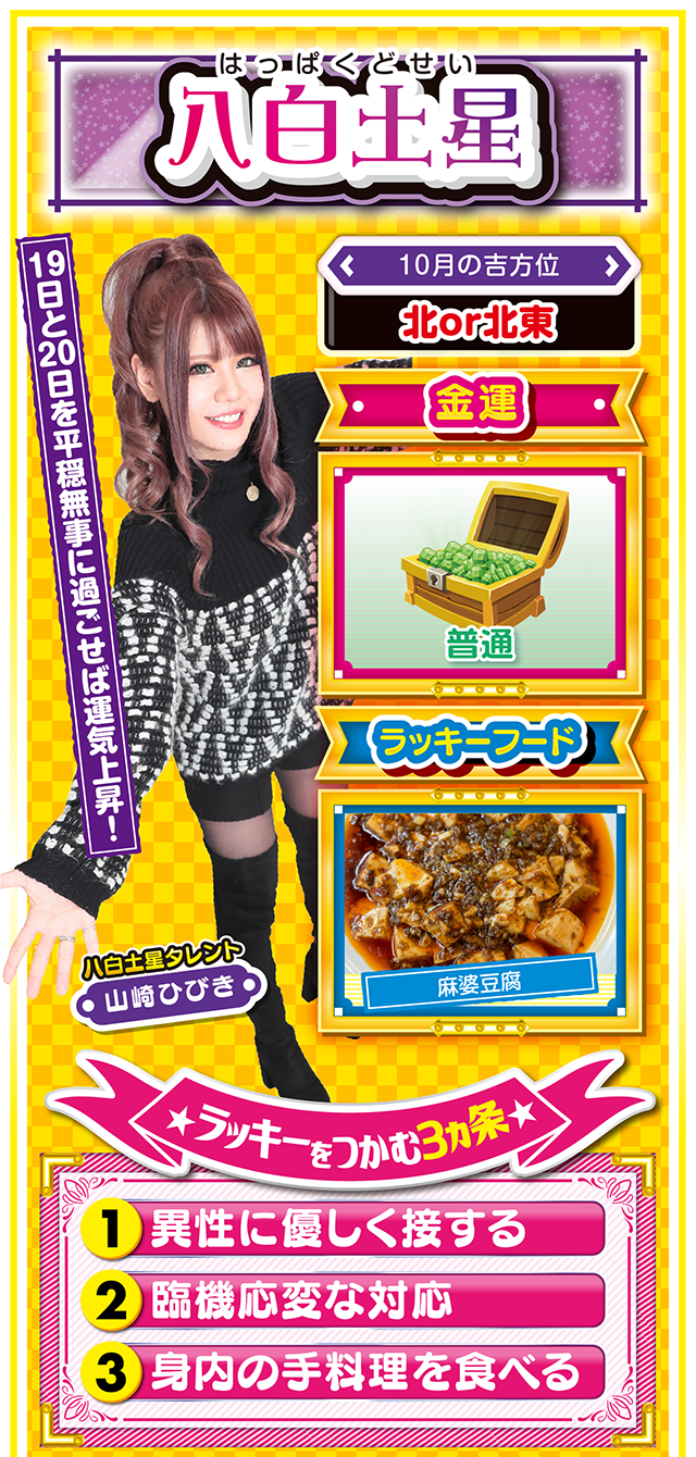 八白土星占い結果