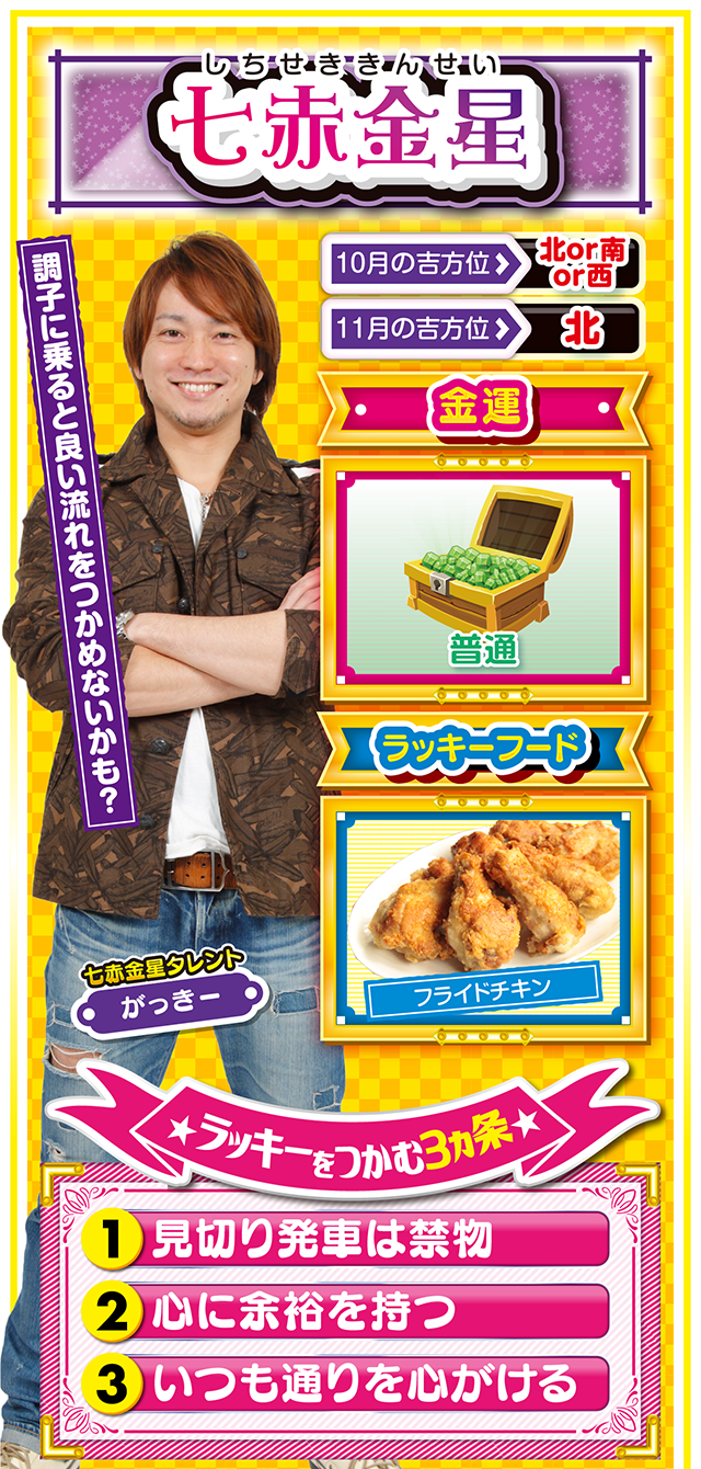 七赤金星占い結果