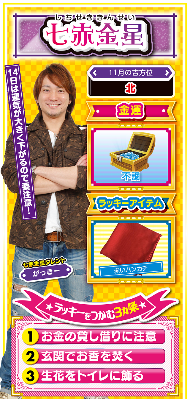 七赤金星占い結果