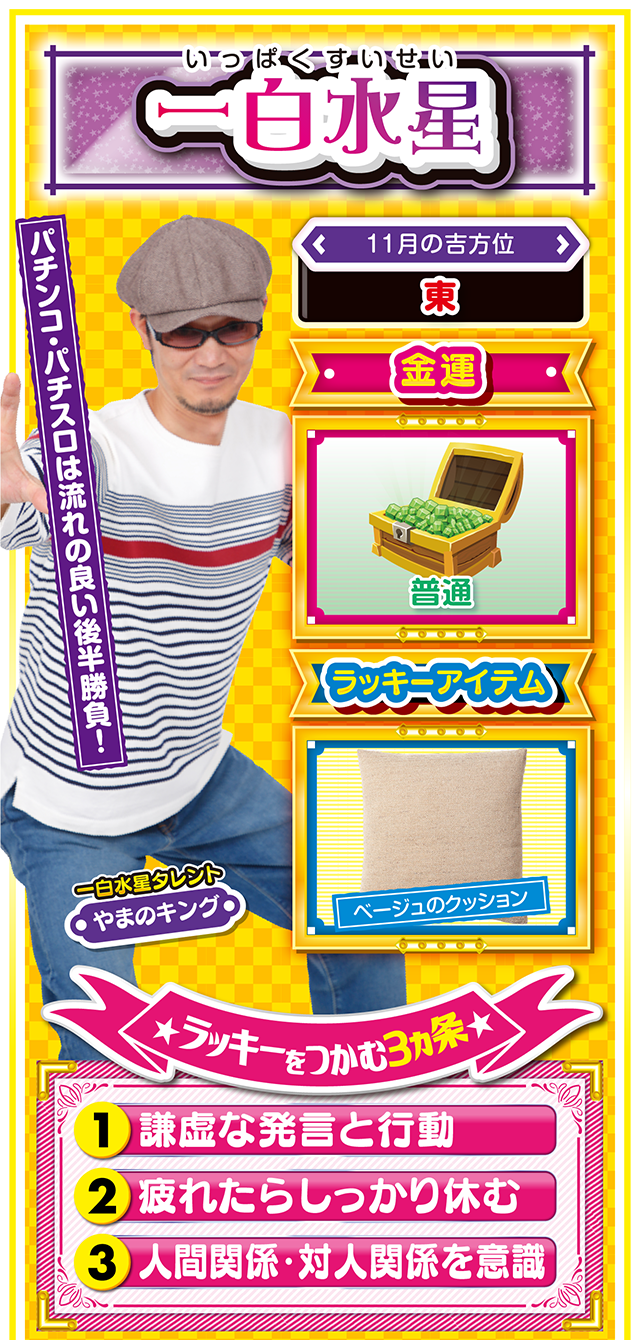 一白水星占い結果