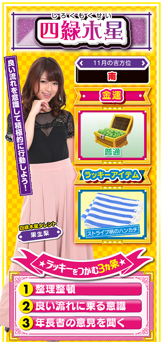 四緑木星占い結果