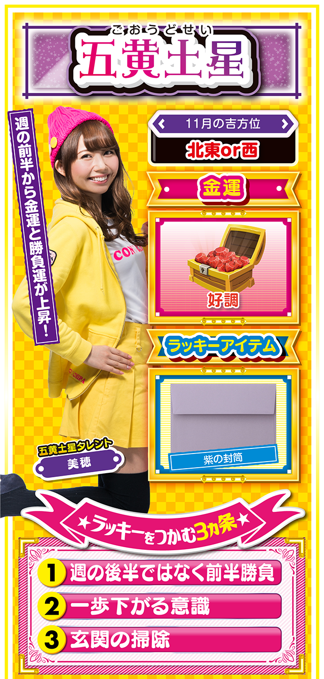 五黄土星占い結果