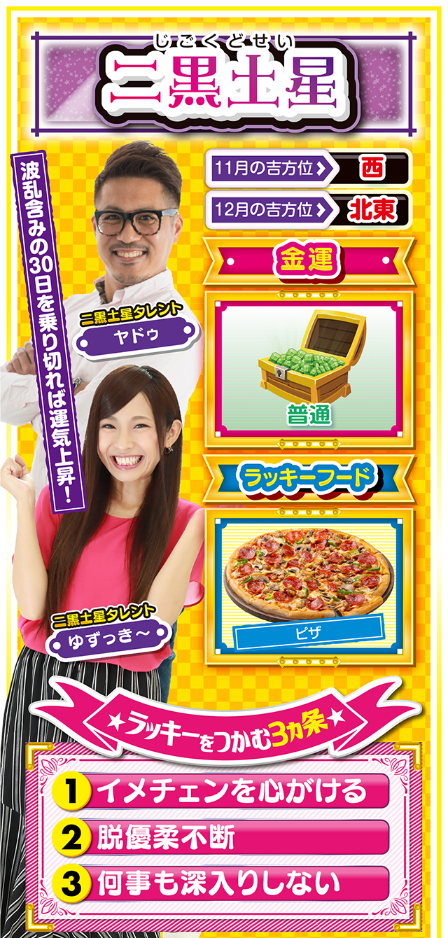 二黒土星占い結果