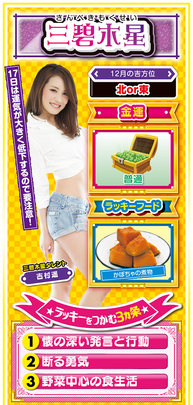 三碧木星占い結果