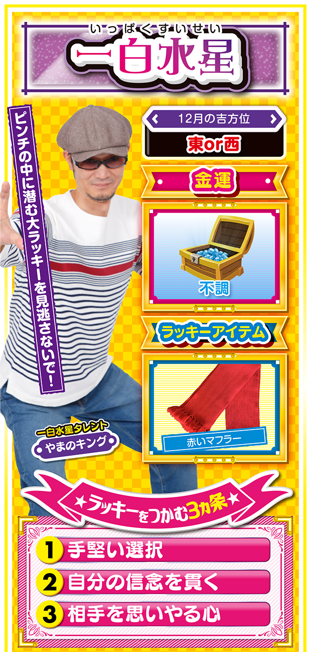 一白水星占い結果