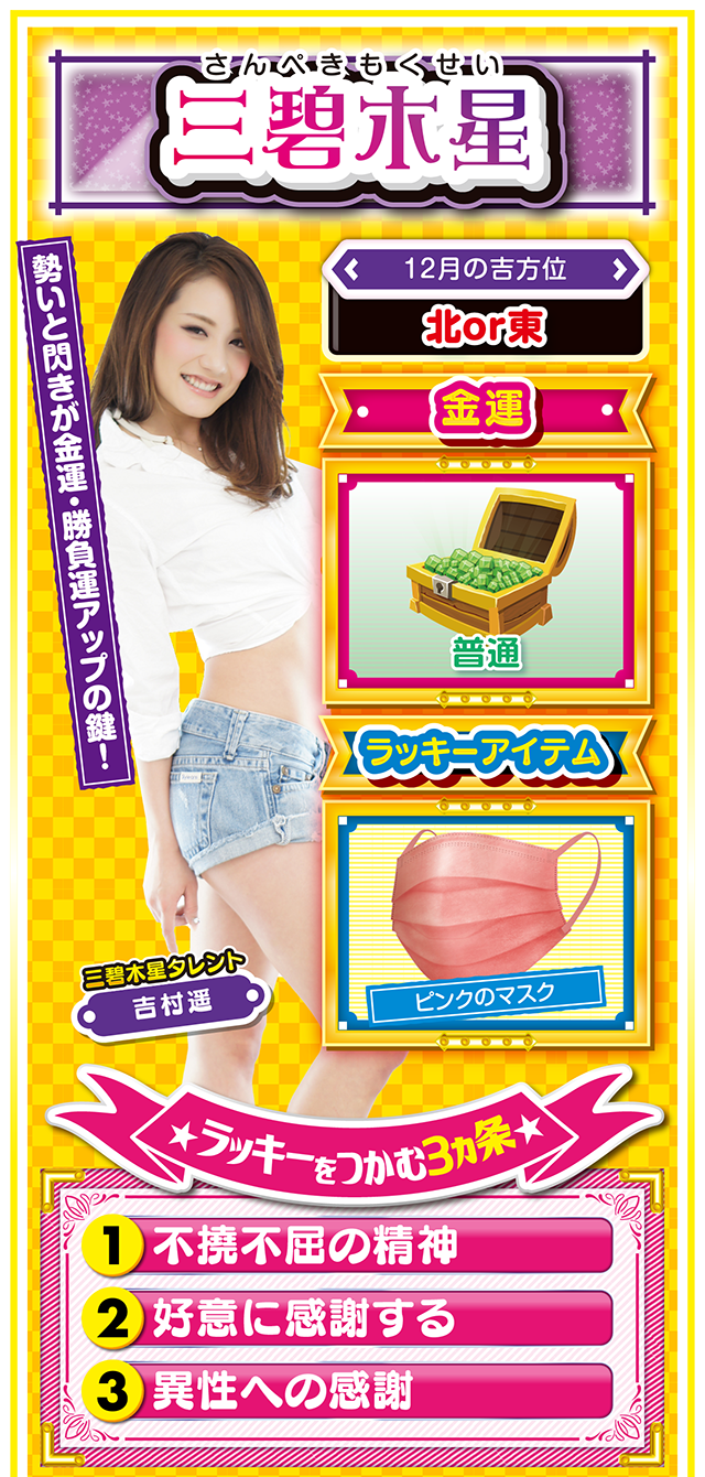 三碧木星占い結果