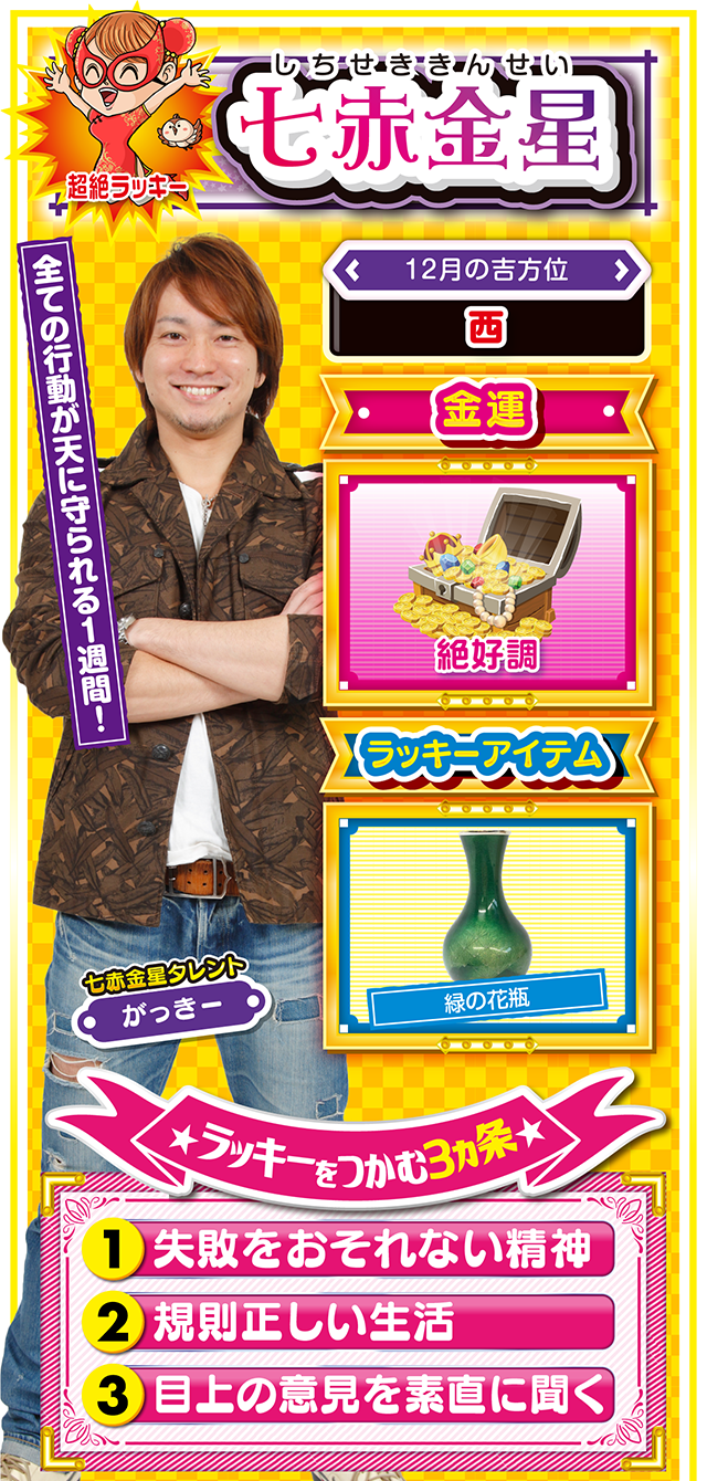 七赤金星占い結果