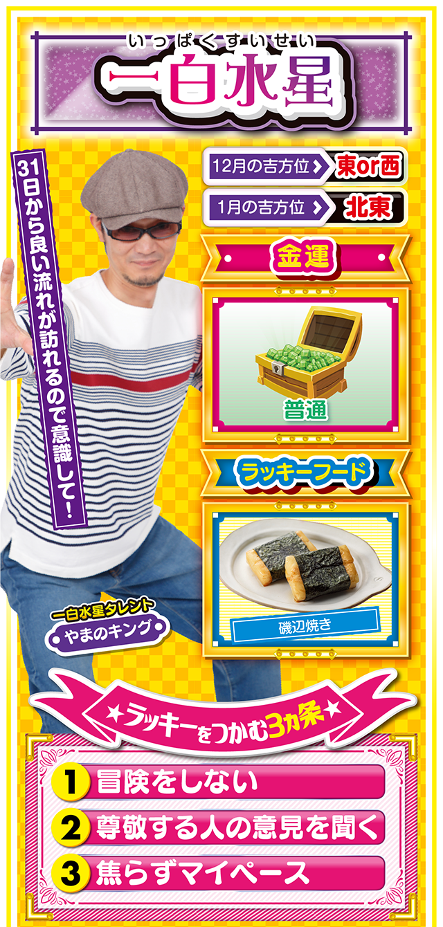 一白水星占い結果