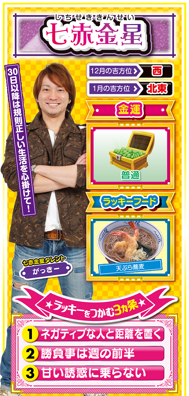 七赤金星占い結果