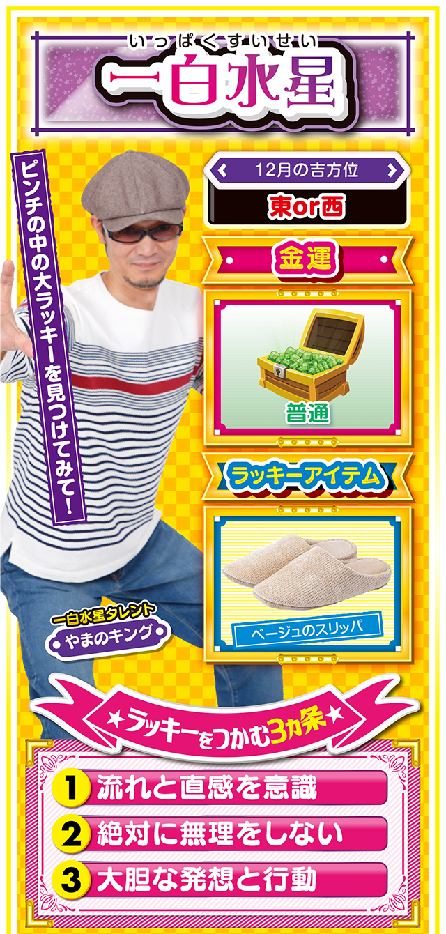 一白水星占い結果