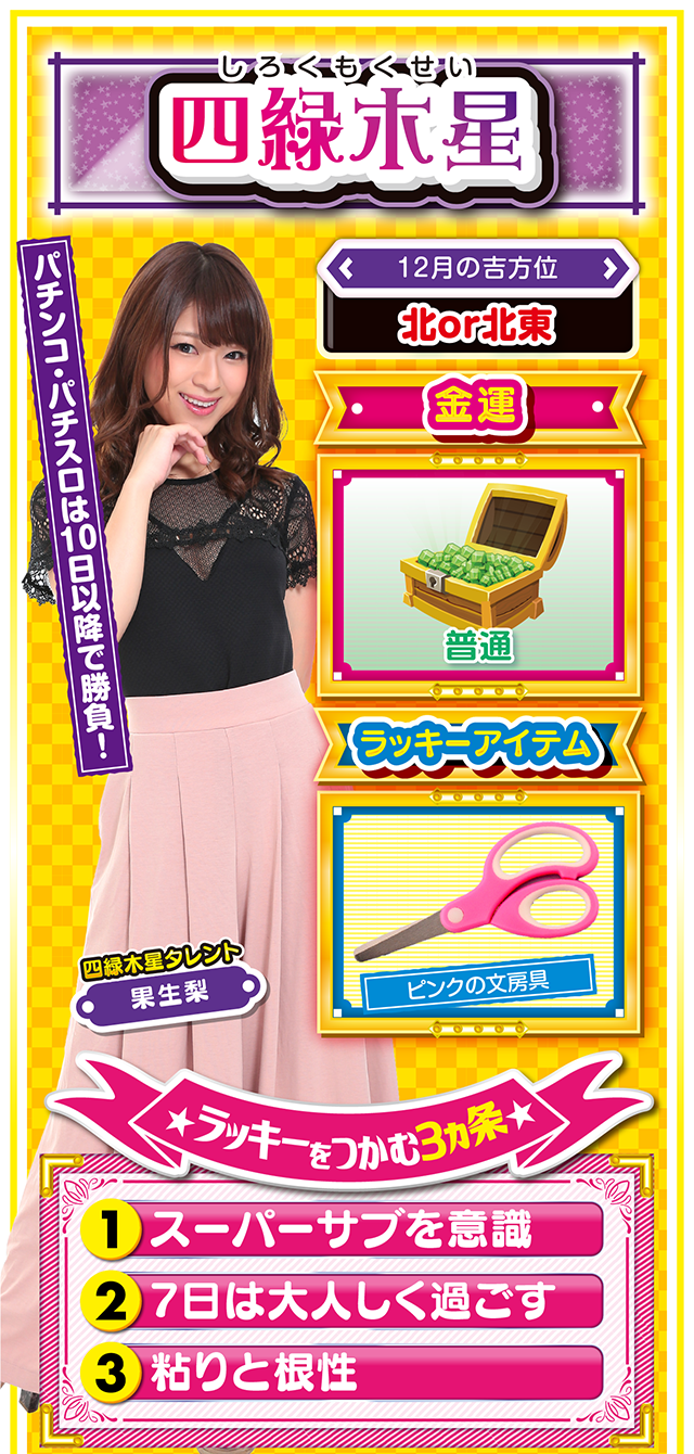 四緑木星占い結果