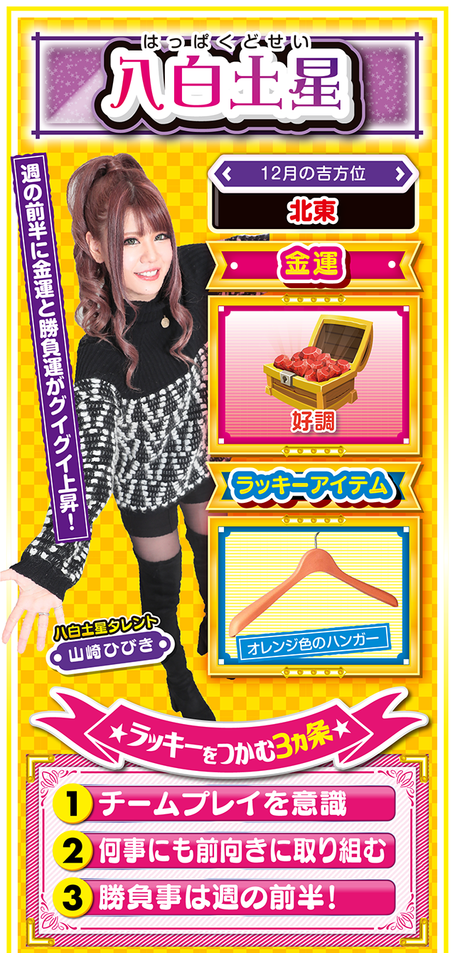 八白土星占い結果