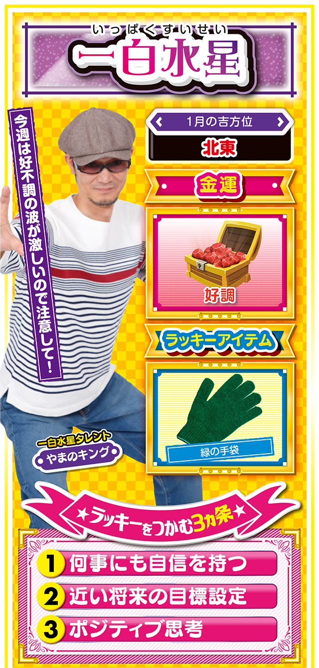 一白水星占い結果