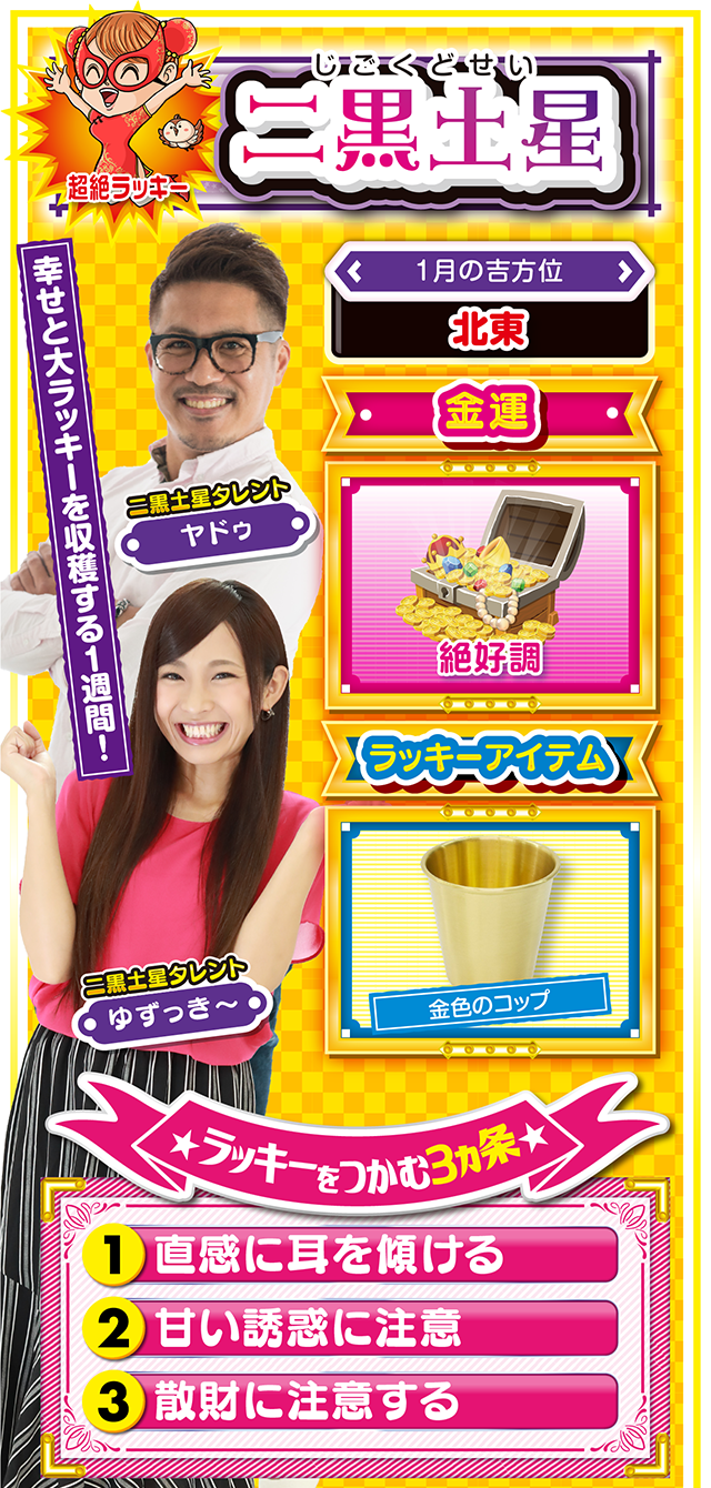 二黒土星占い結果