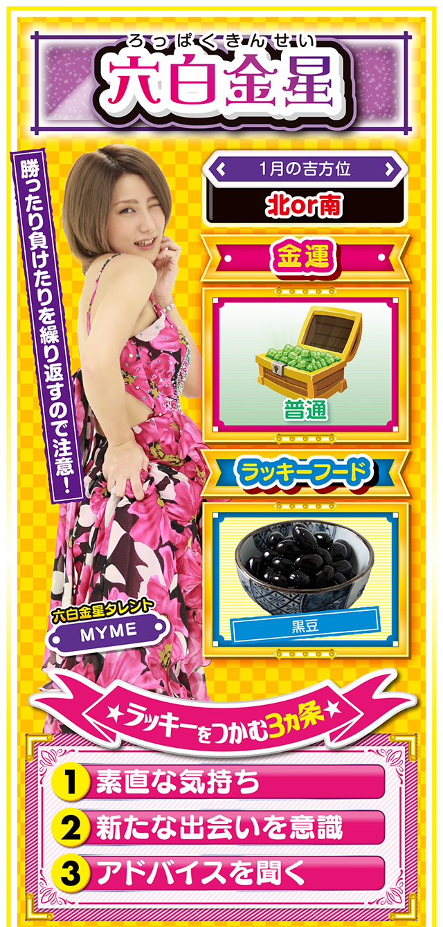 六白金星占い結果