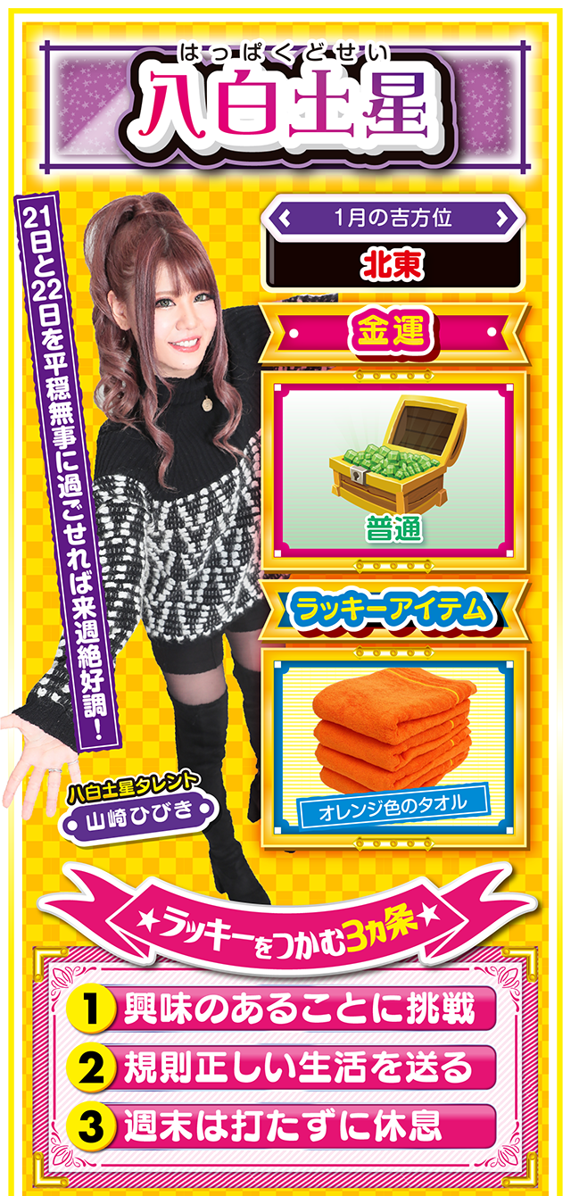 八白土星占い結果