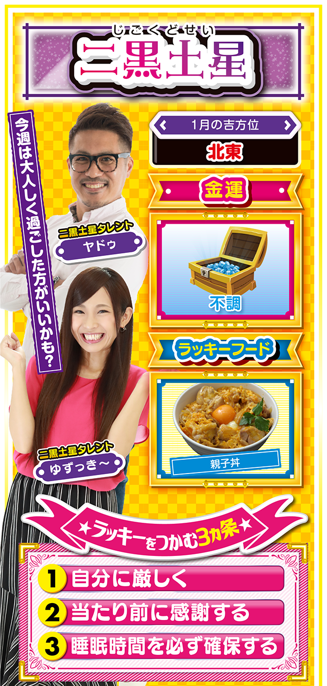 二黒土星占い結果