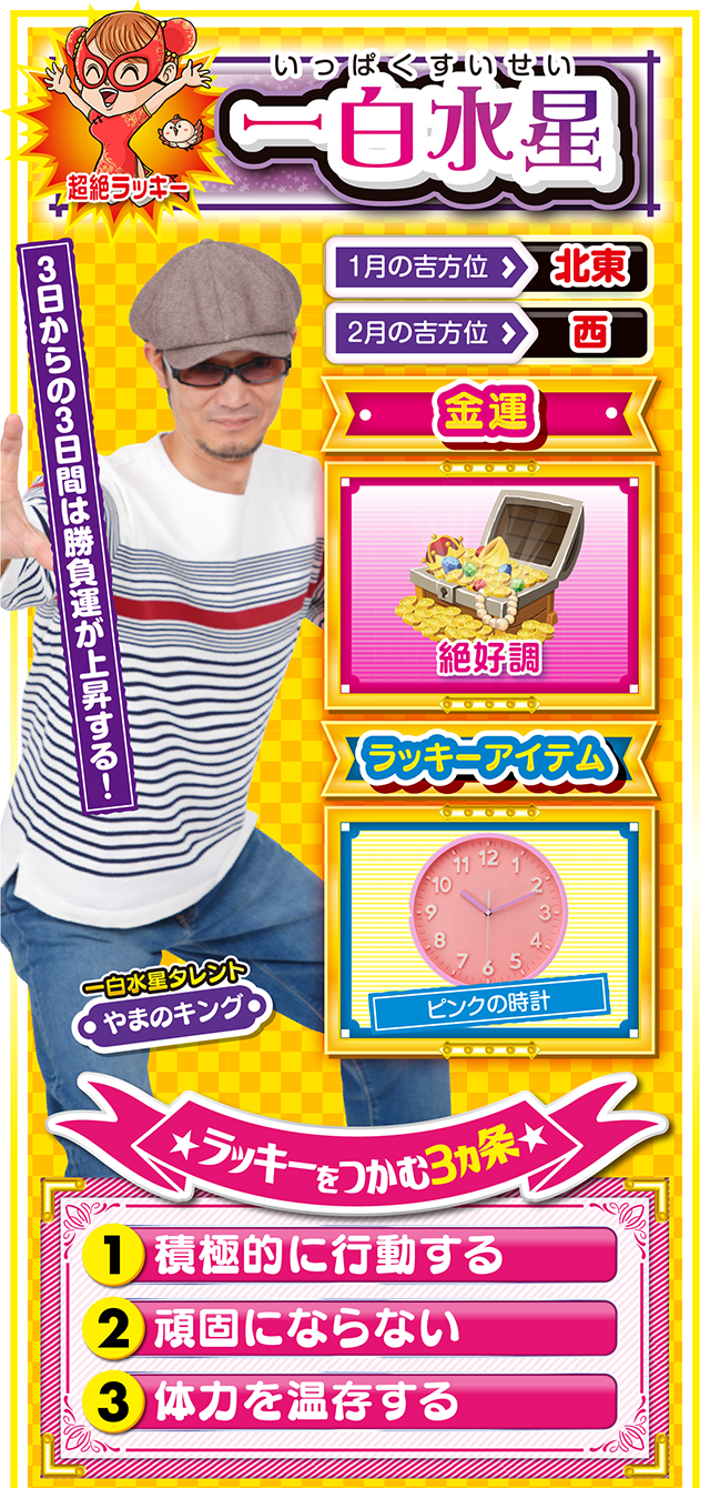 一白水星占い結果