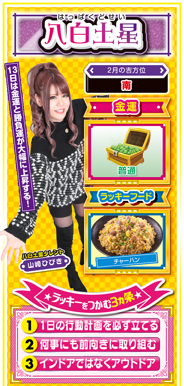 八白土星占い結果