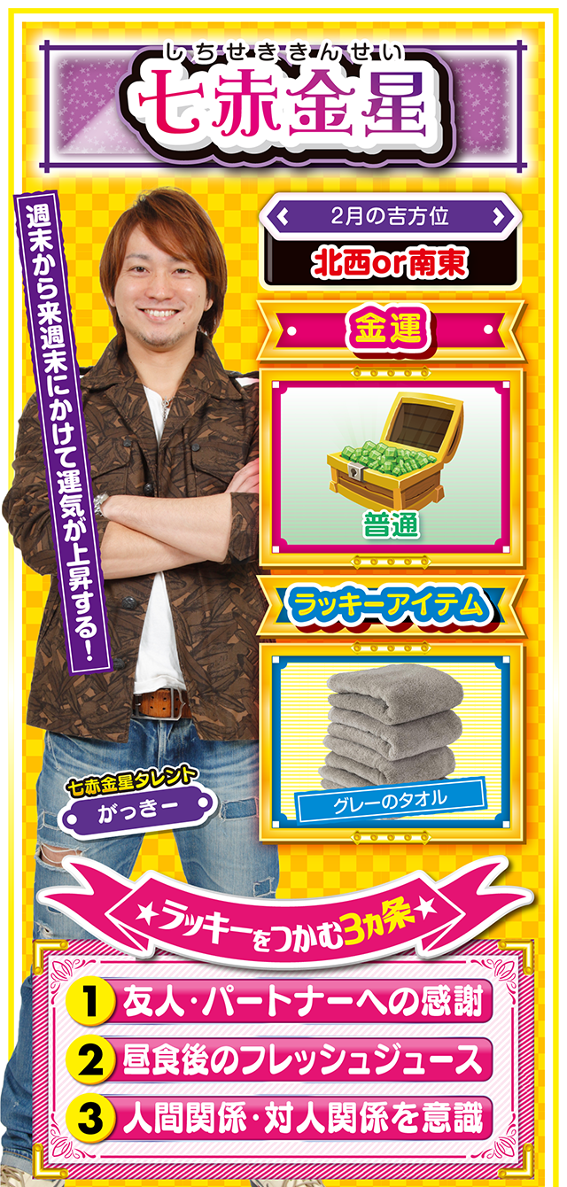 七赤金星占い結果