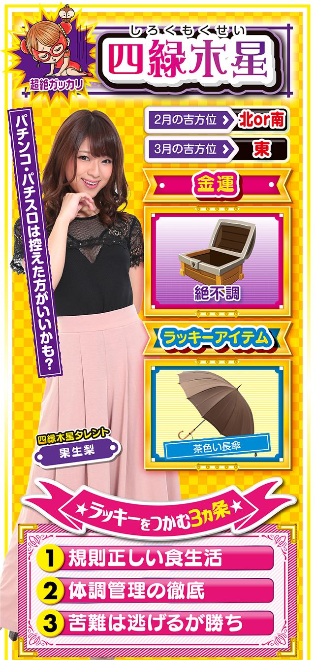 四緑木星占い結果