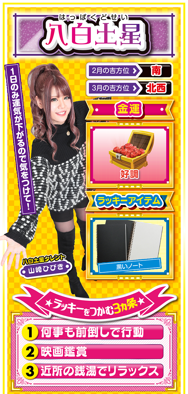 八白土星占い結果