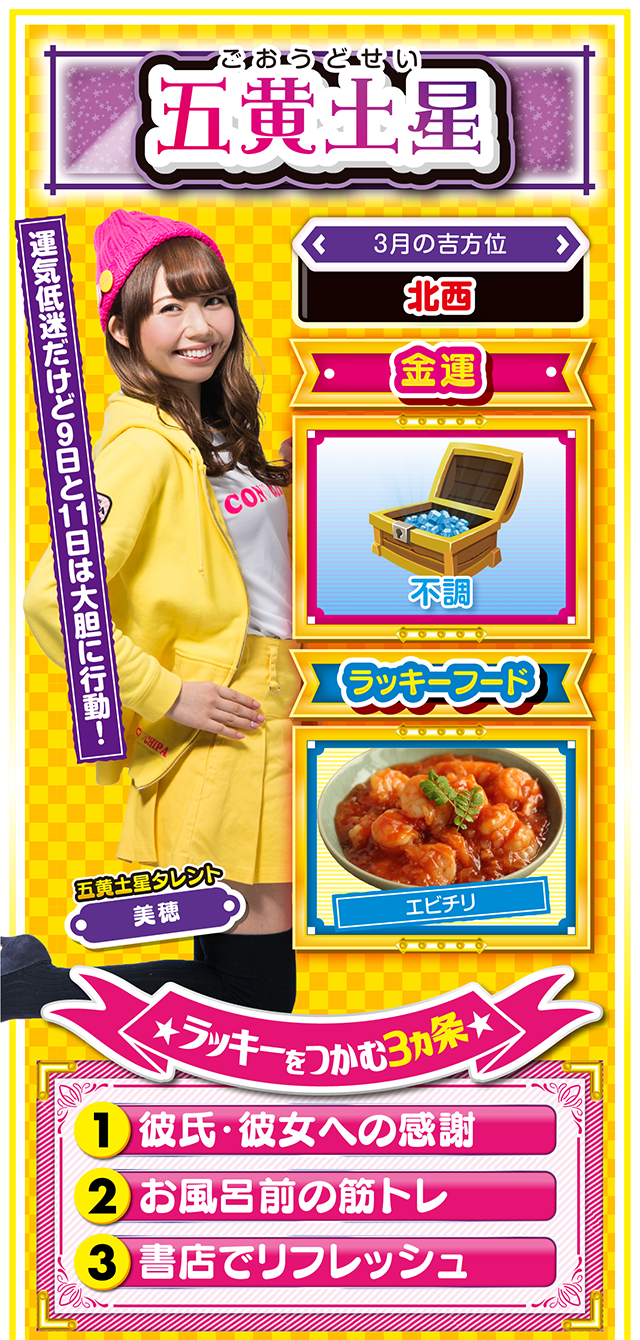 五黄土星占い結果