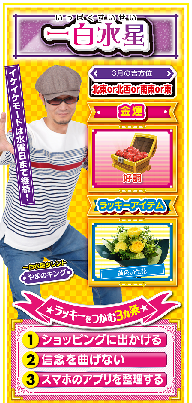 一白水星占い結果