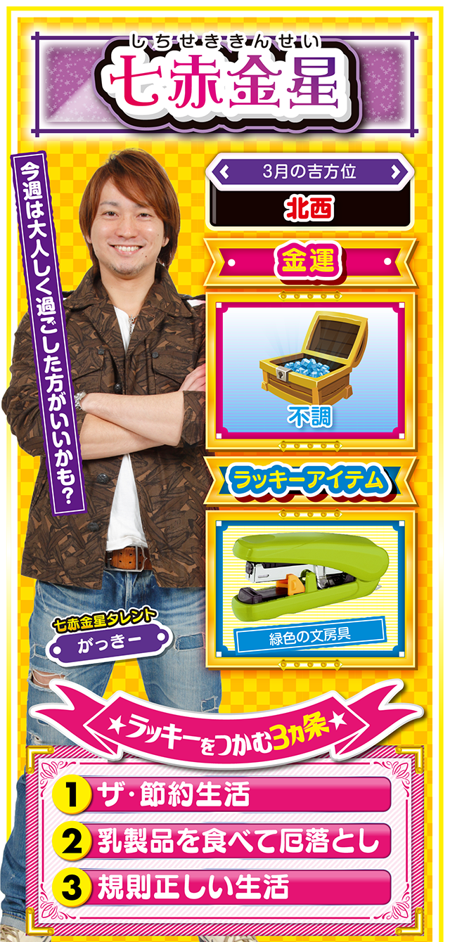 七赤金星占い結果