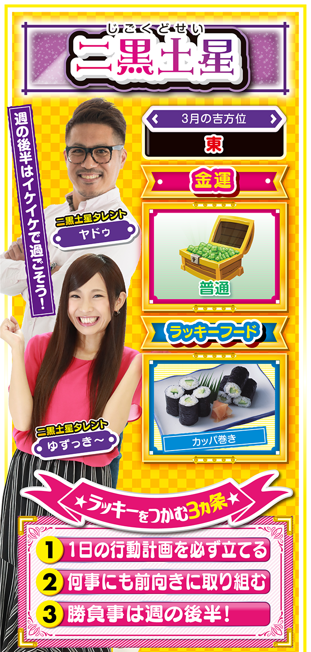 二黒土星占い結果