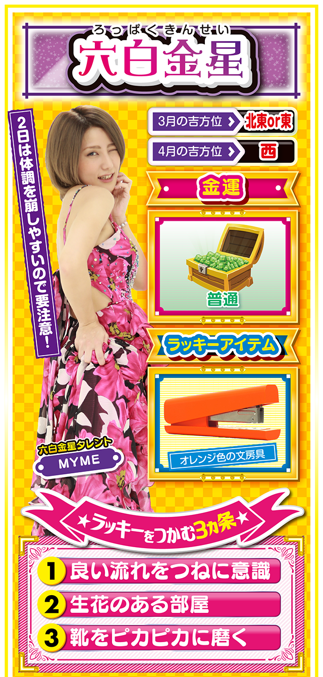 六白金星占い結果