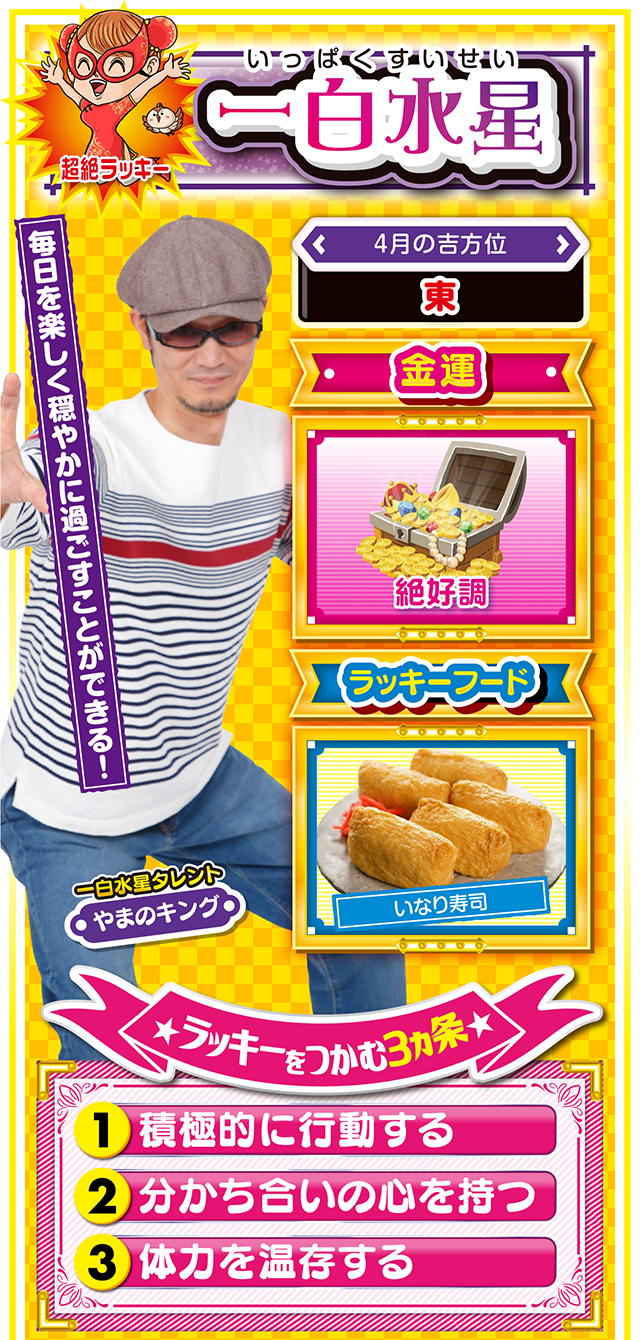 一白水星占い結果
