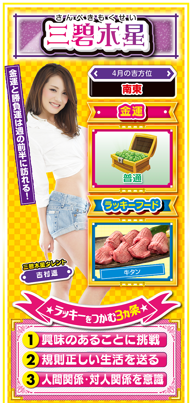 三碧木星占い結果