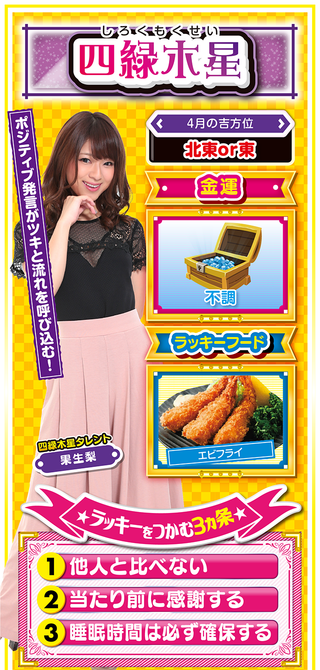 四緑木星占い結果