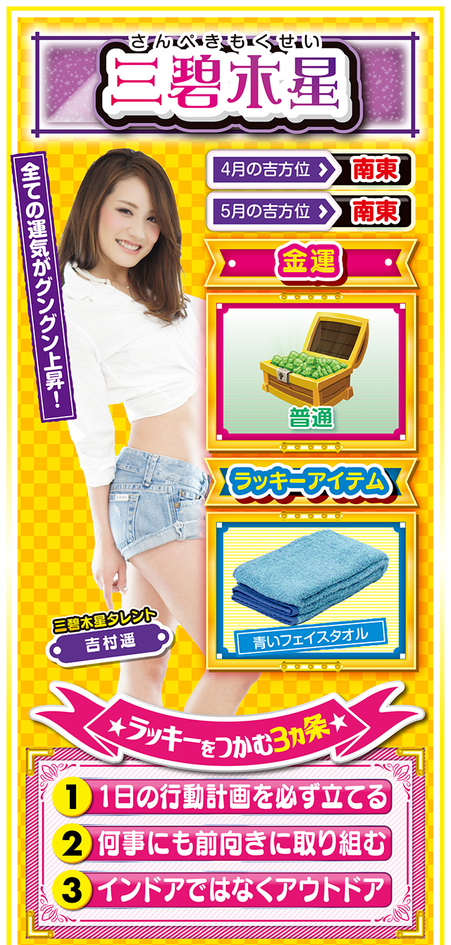 三碧木星占い結果