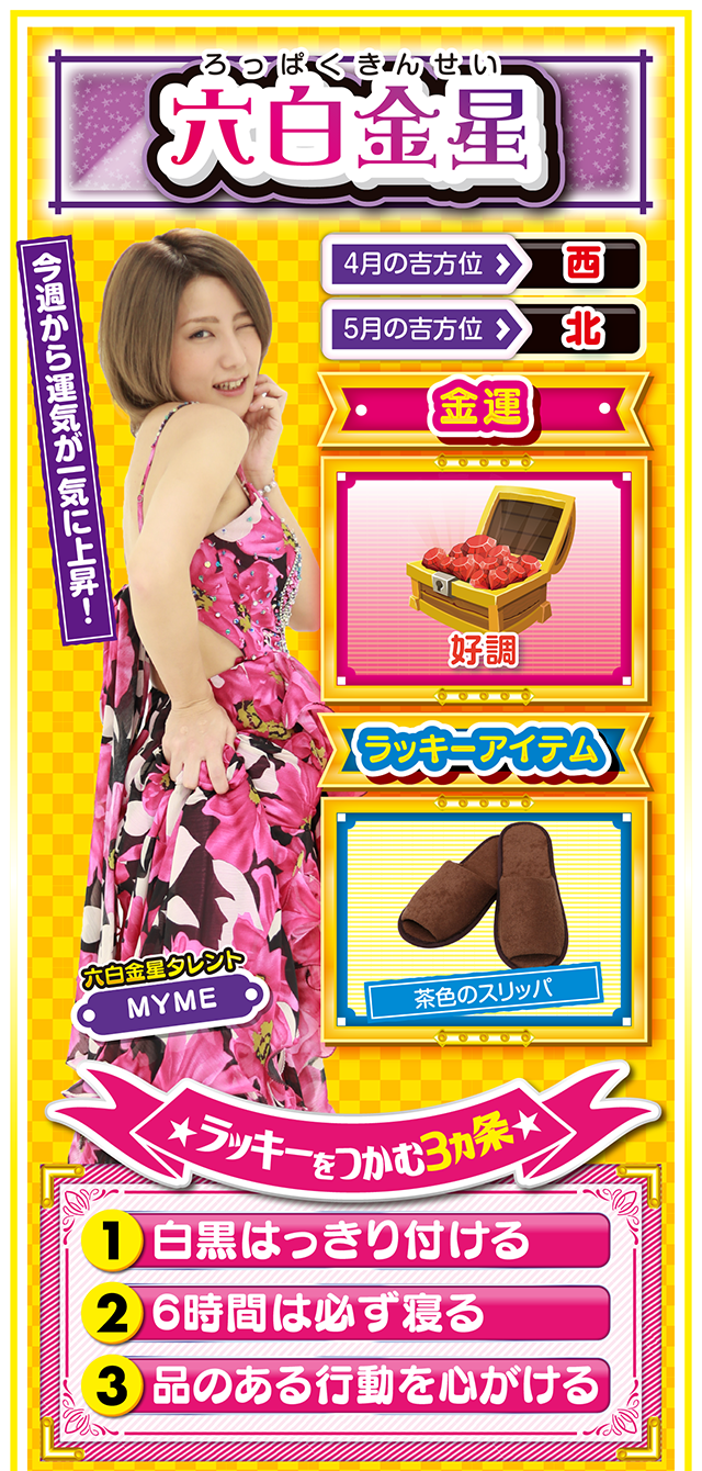 六白金星占い結果