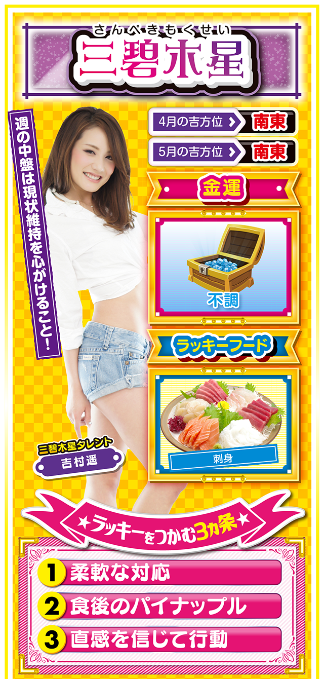 三碧木星占い結果