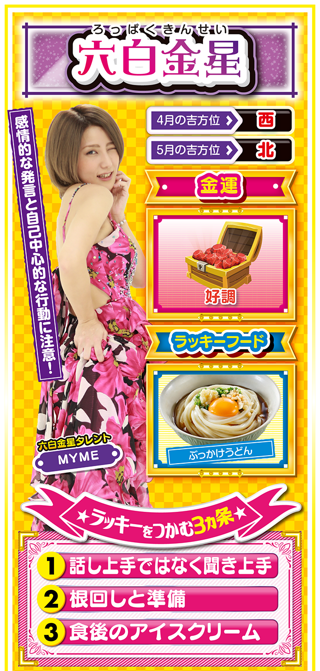 六白金星占い結果