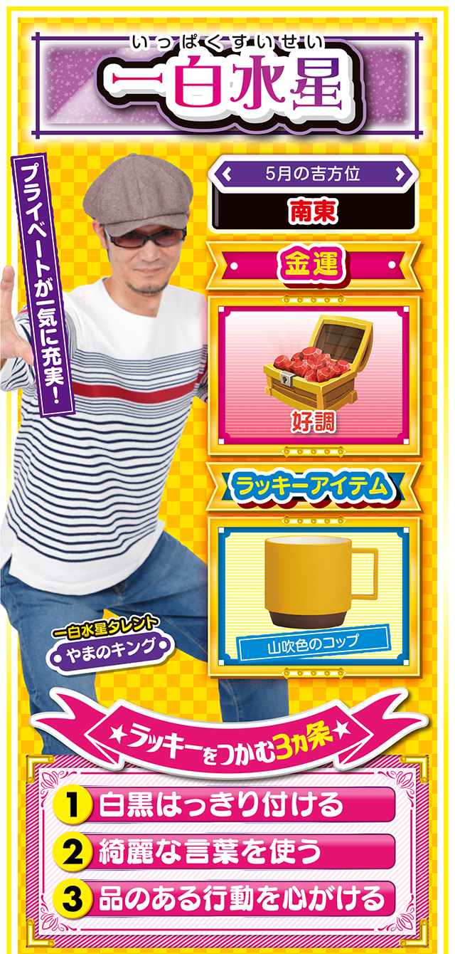 一白水星占い結果