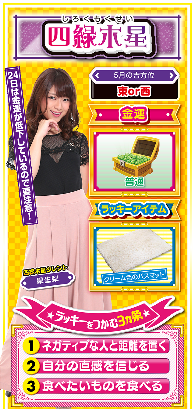 四緑木星占い結果