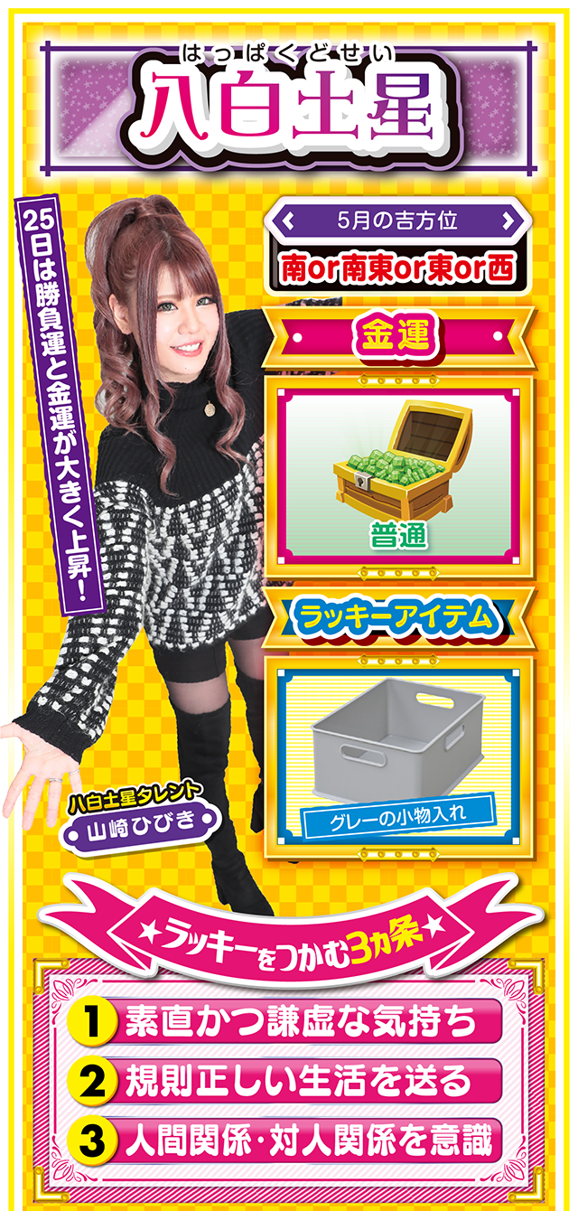 八白土星占い結果