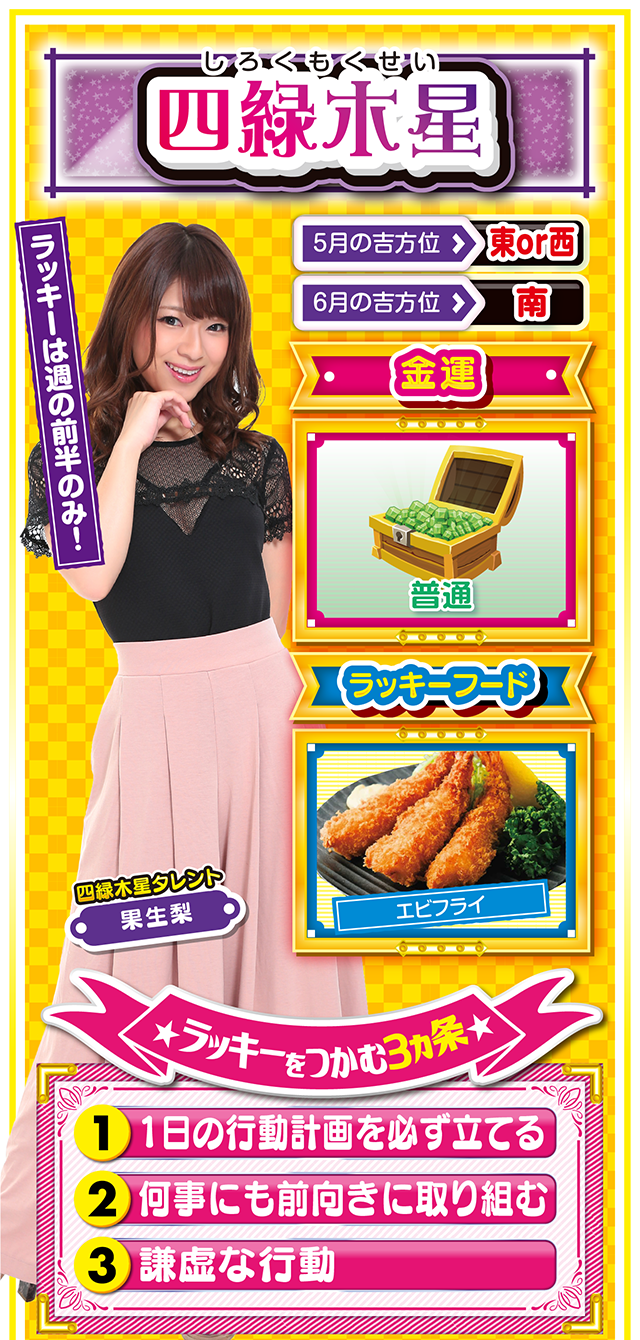 四緑木星占い結果