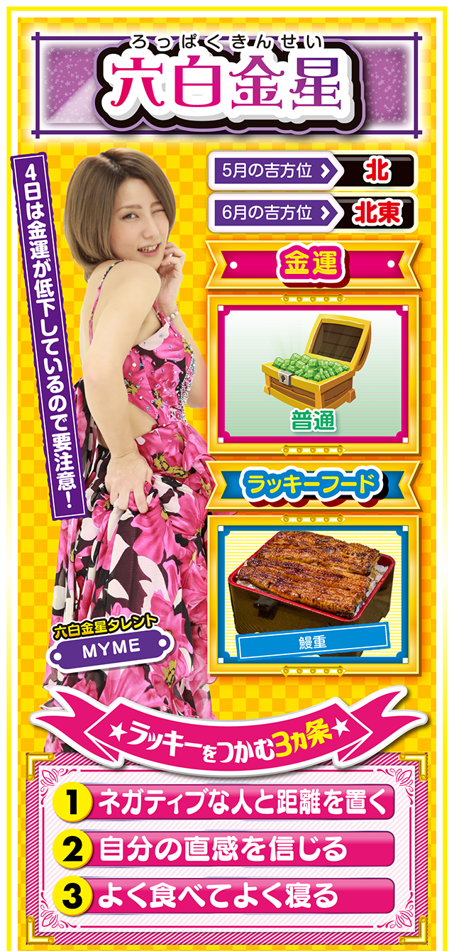 六白金星占い結果