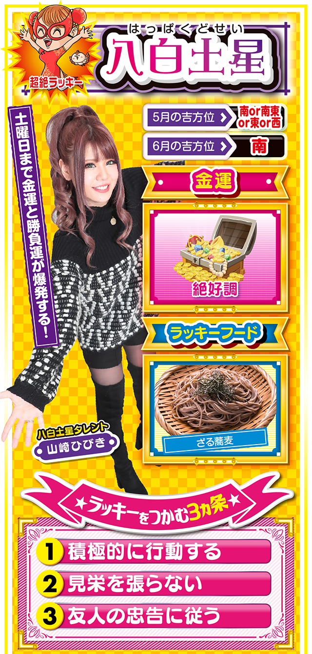 八白土星占い結果