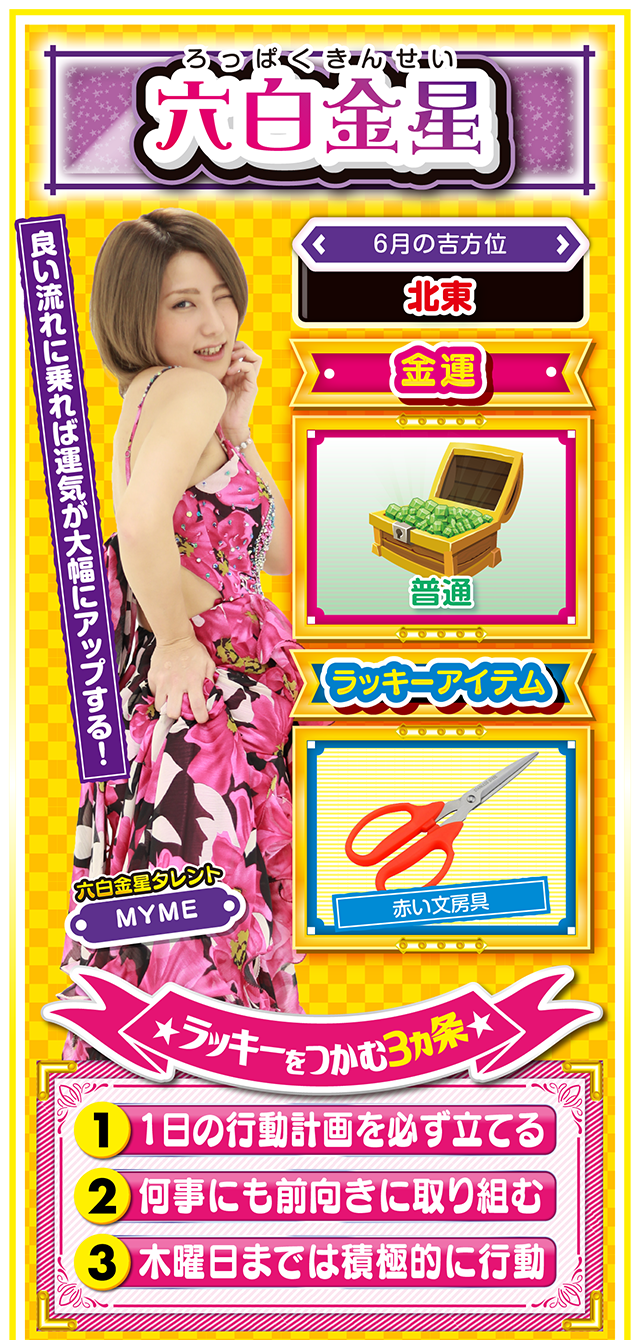 六白金星占い結果