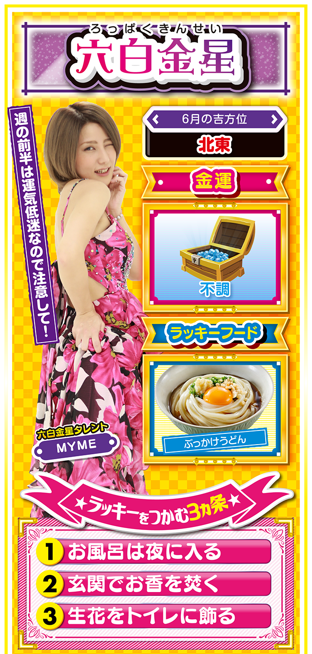 六白金星占い結果